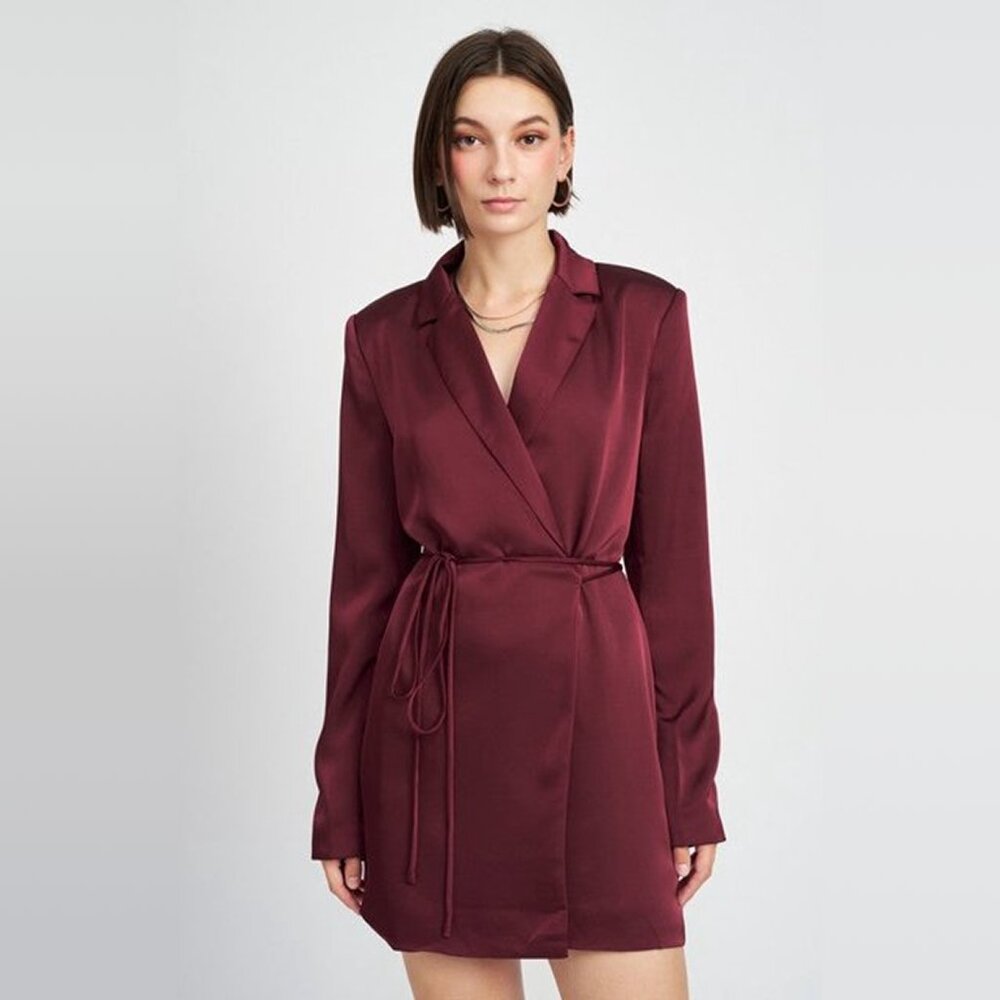 Emory Park Wrap Blazer Mini Dress